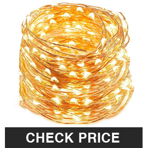 ECOWHO Outdoor String Lights 66ft 200 LED