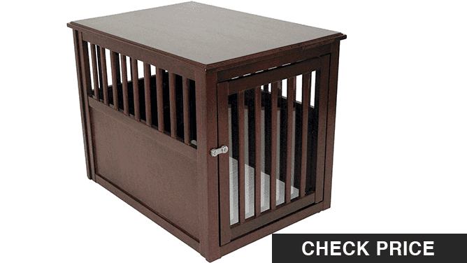 Wood Pet Crate End Table