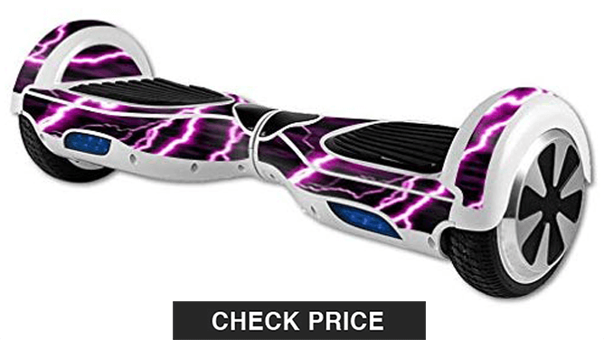 Purple Lightning Hoverboard Skin