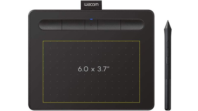 Wacom Intuos Art Pen and Touch Pen Tablet