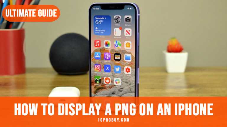 How to Display a PNG on an iPhone
