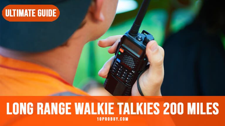Long Range Walkie Talkies 200 Miles